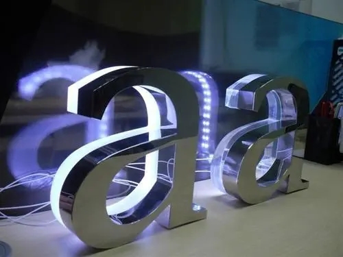 树脂发光字、亚克力吸塑字与LED发光字的特点?